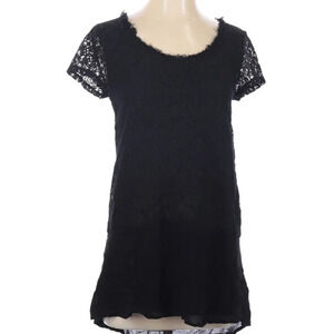 Anthropologie Meadow Rue Little Black Dress‎ Sz XS